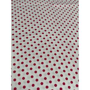 Pink Polka Dot Fabric by David Textiles Inc. 1/2 Yard 44" Wide Cotton Sewing